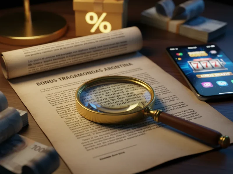 Bonos para tragamonedas en Argentina: cómo leer la letra chica